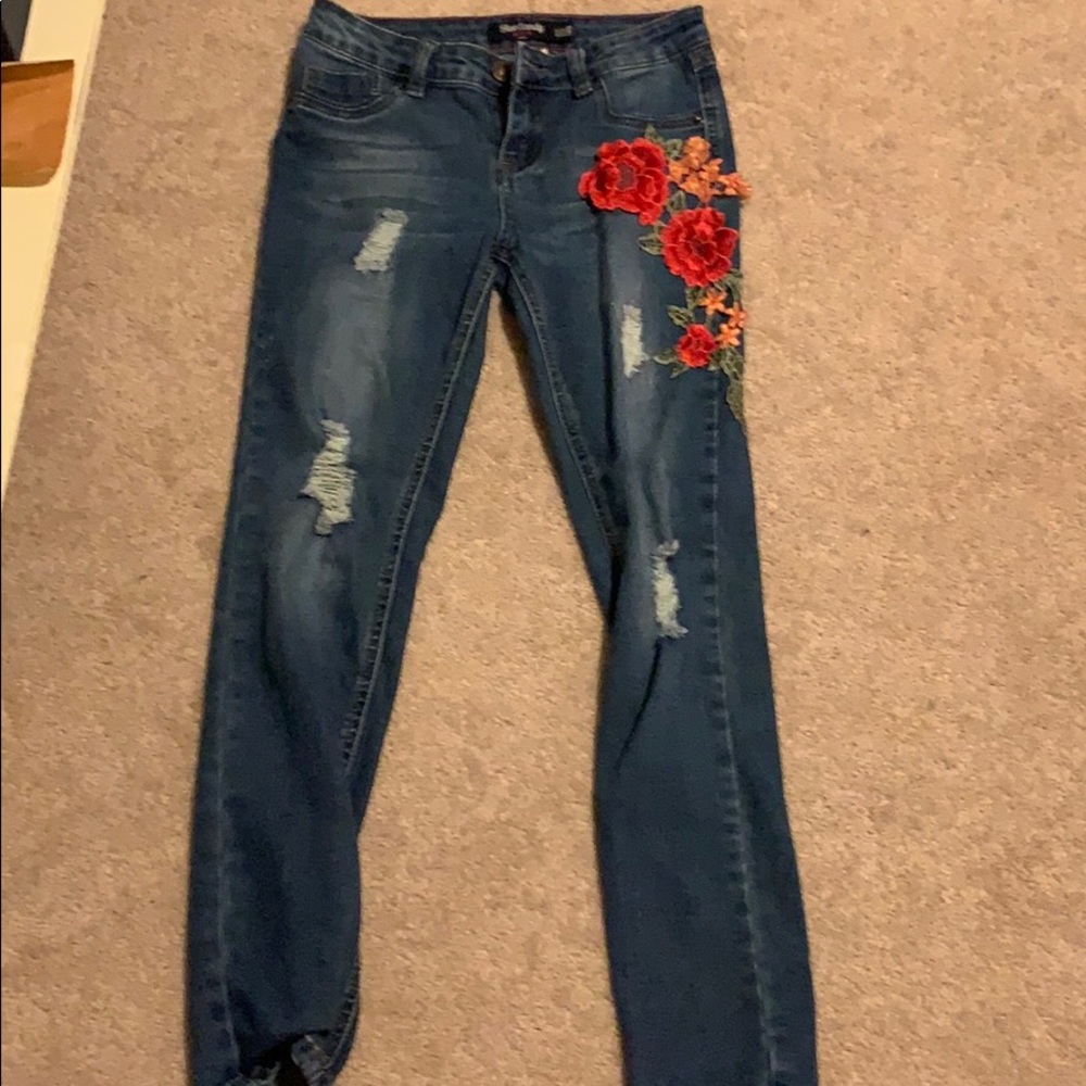 Rose jeans worn once